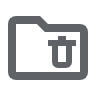 delete folder icon